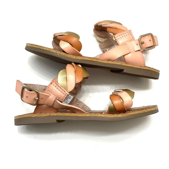 Gap Toddler Girl Neutral Twist Sandal, Size 9 - Picture 8 of 10